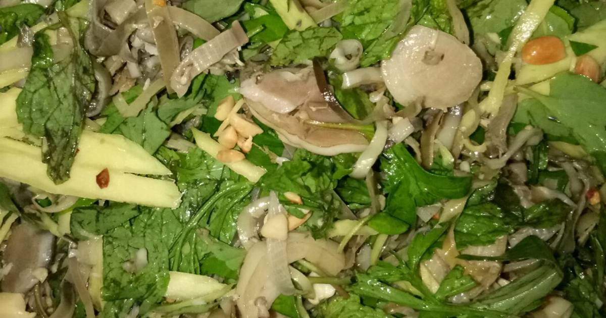 Gỏi bắp chuối chay