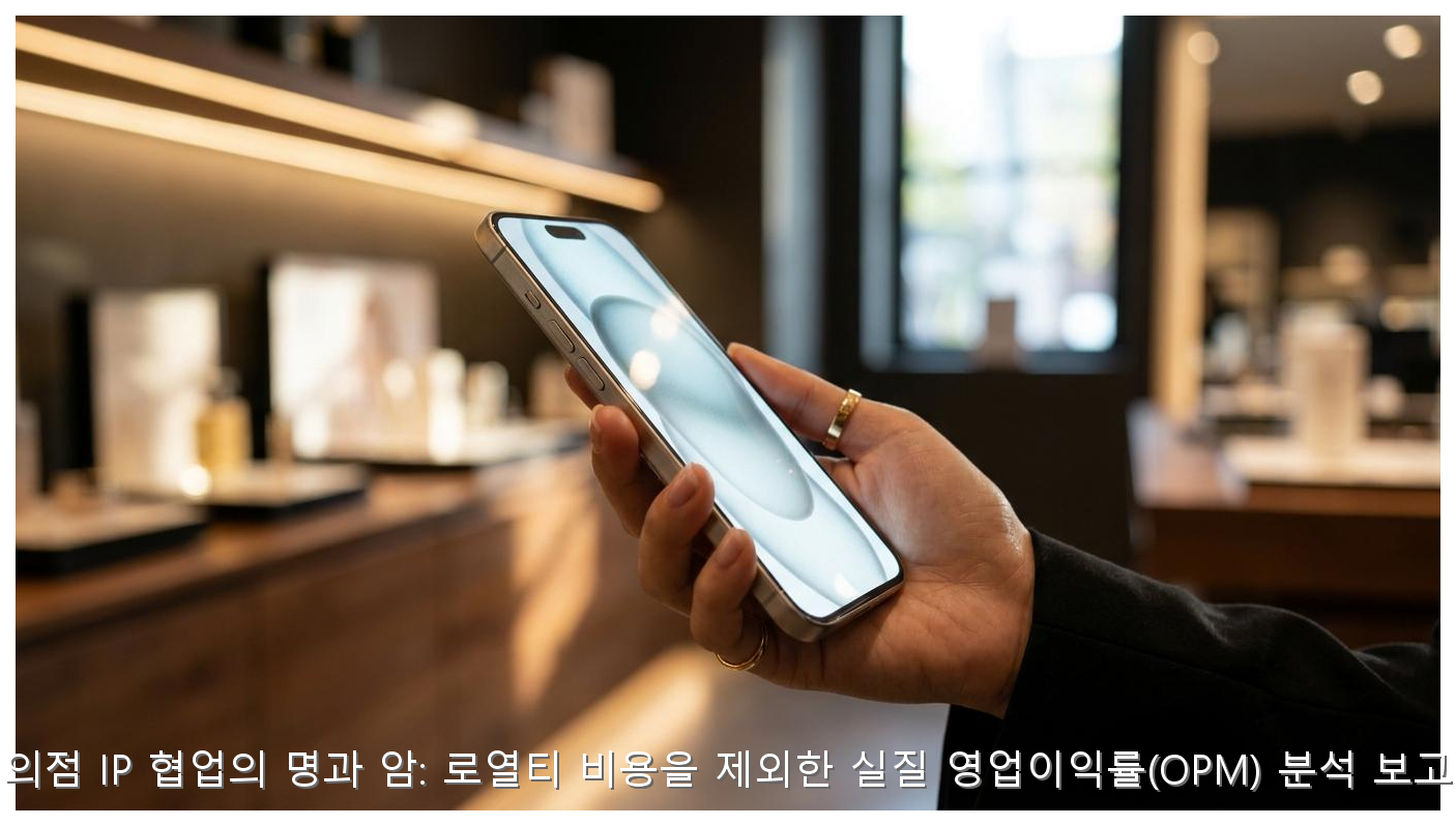 편의점 IP 협업의 명과 암: 로열티 비용을 제외한 실질 영업이익률(OPM) 분석 보고서 핵심 안내 및 분석 인포그래픽 (5)