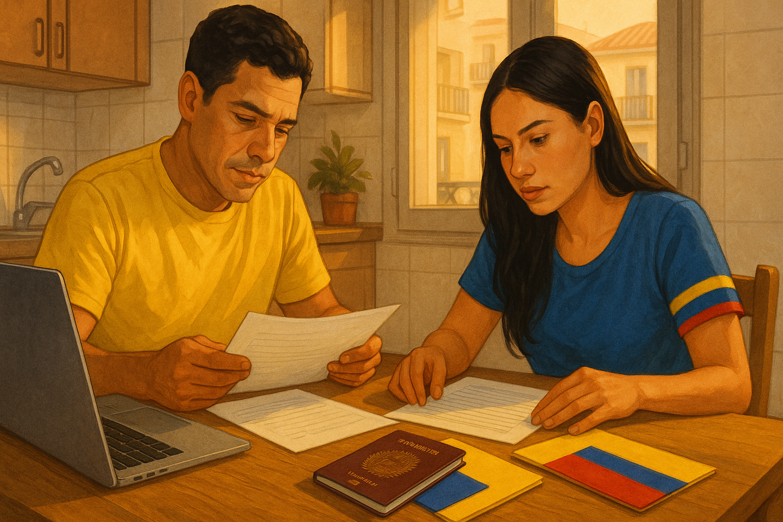 venezolanos en España preparando documentos de homologación y equivalencia de estudios