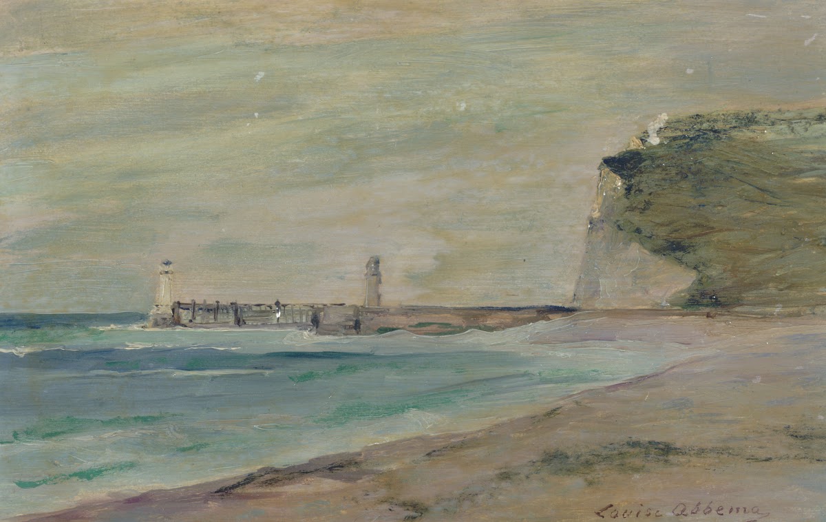 Paysage de plage Fécamp