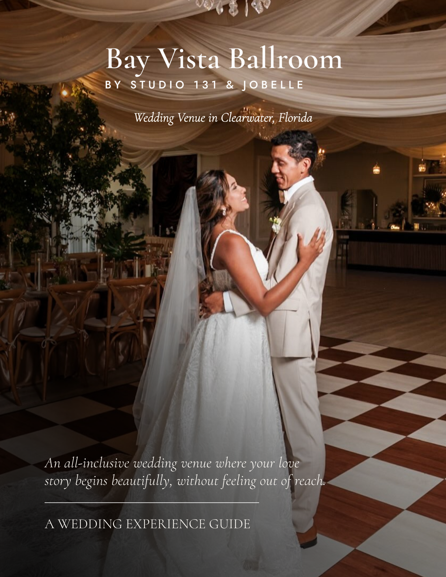 Bay Vista Ballroom wedding experience guide cover
