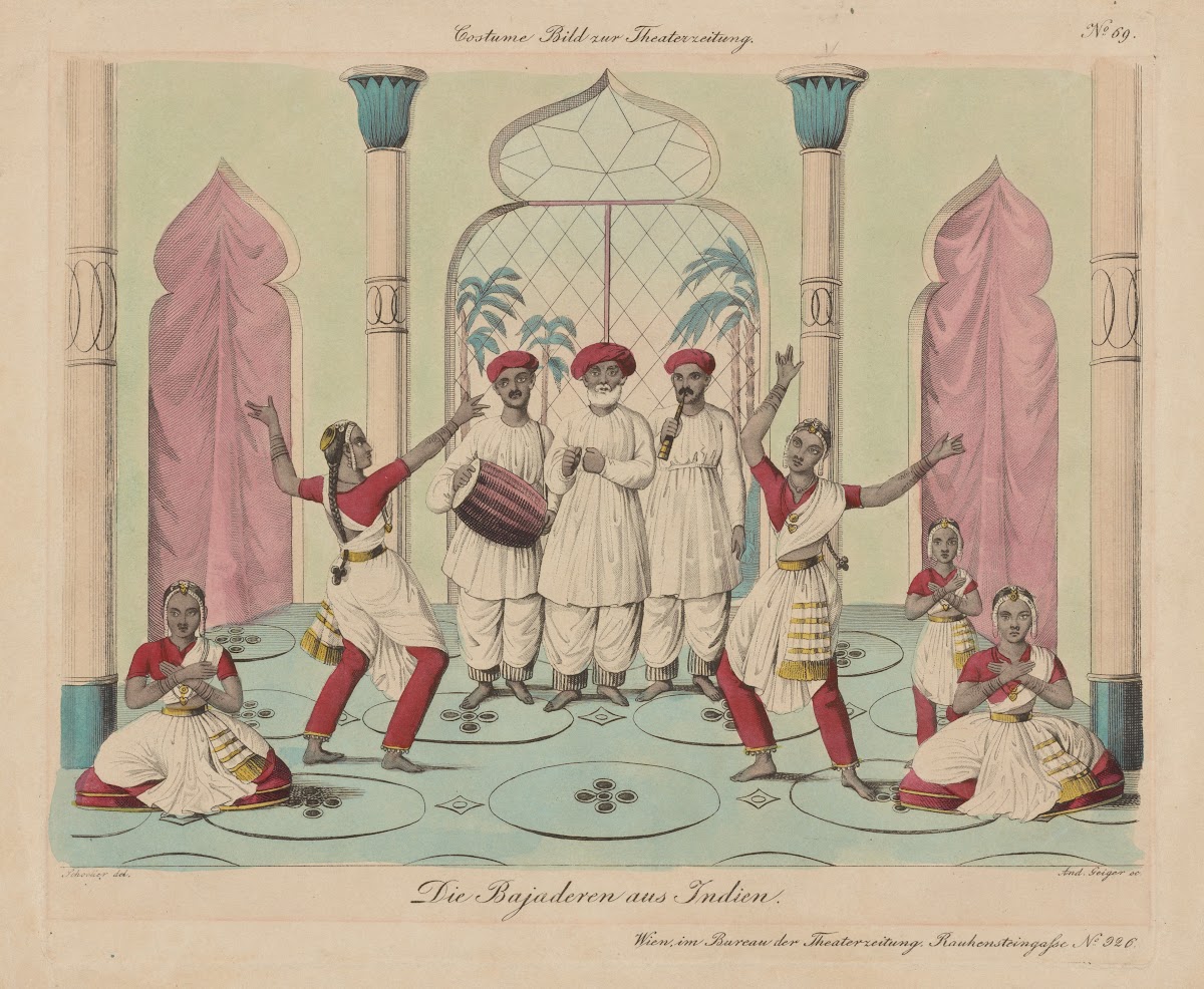 Die Bajaderen aus Indien 1839