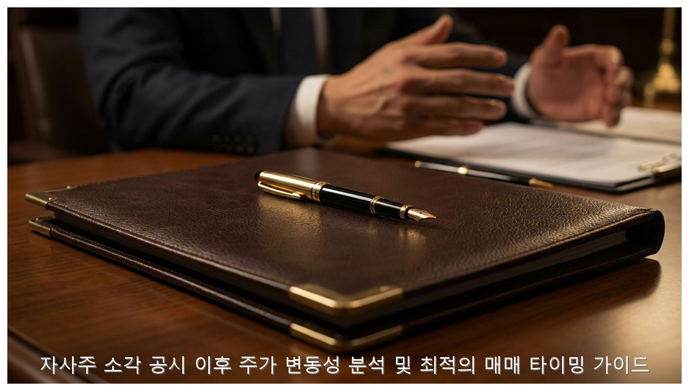 자사주 소각 공시 이후 주가 변동성 분석 및 최적의 매매 타이밍 가이드 핵심 안내 및 분석 인포그래픽 (6)