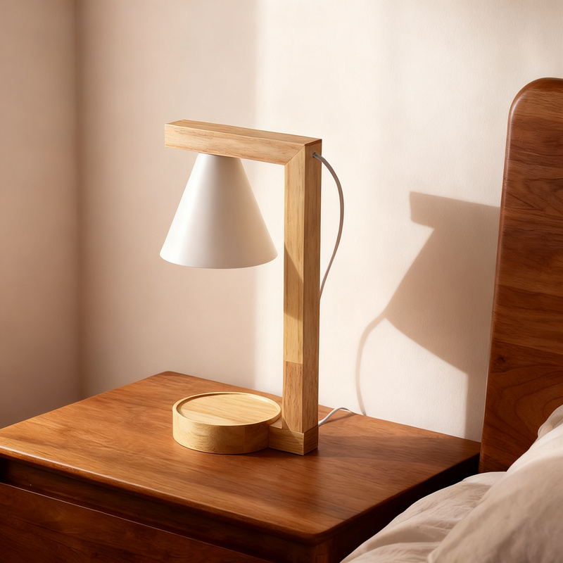 Wax Melt Lamp GD-56, Bamboo, Modern