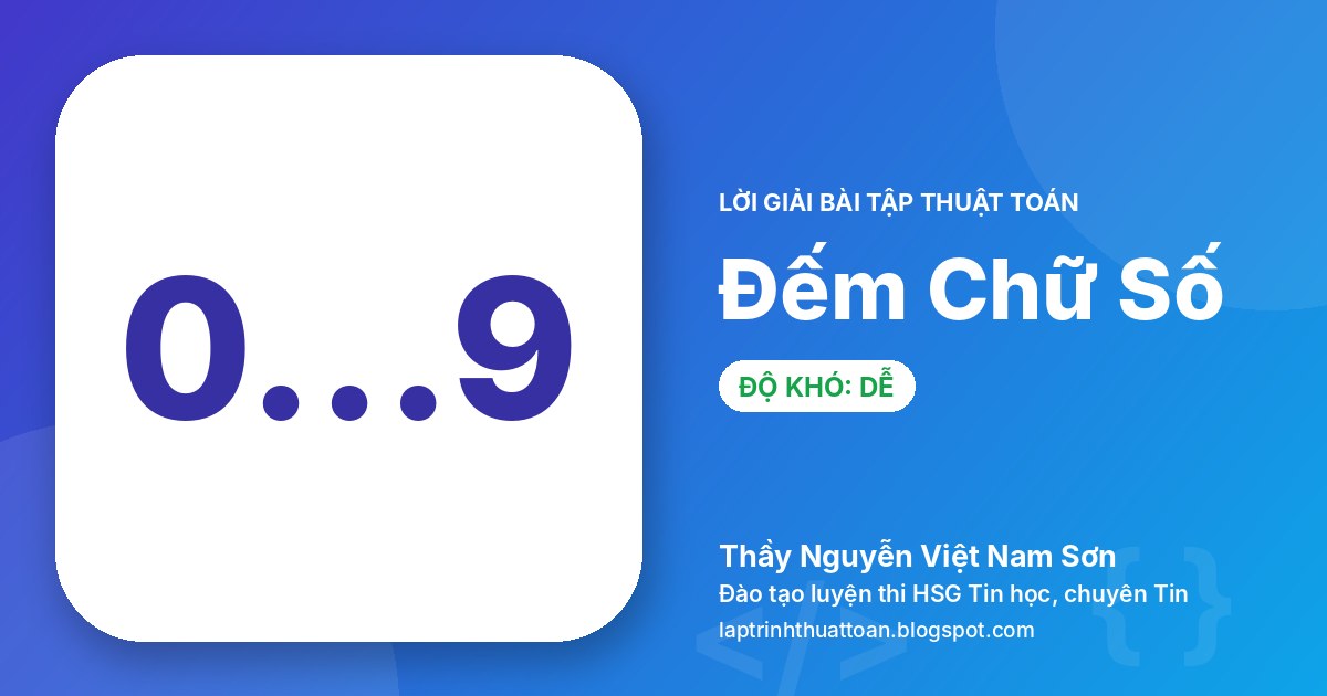 Đếm Chữ Số