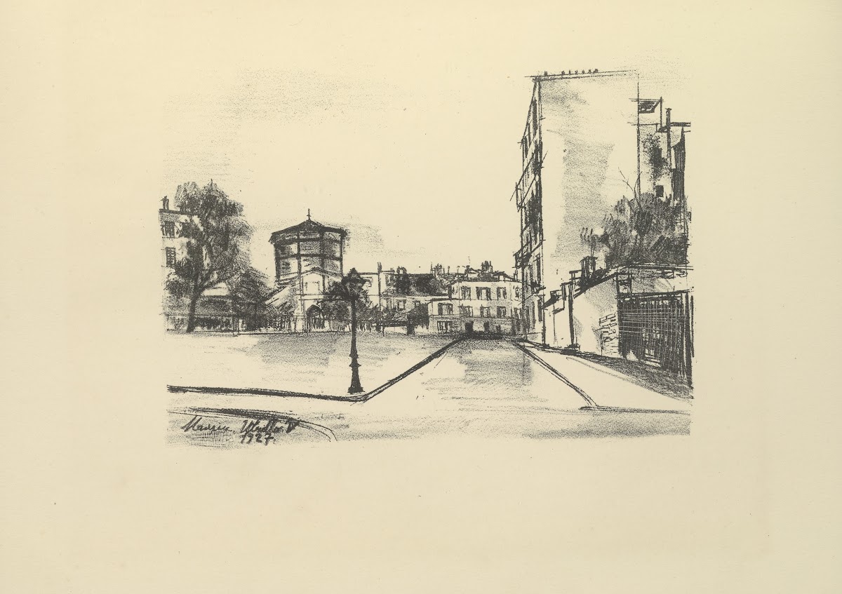 Maurice Utrillo  Rue de LAbreuvoir 1927