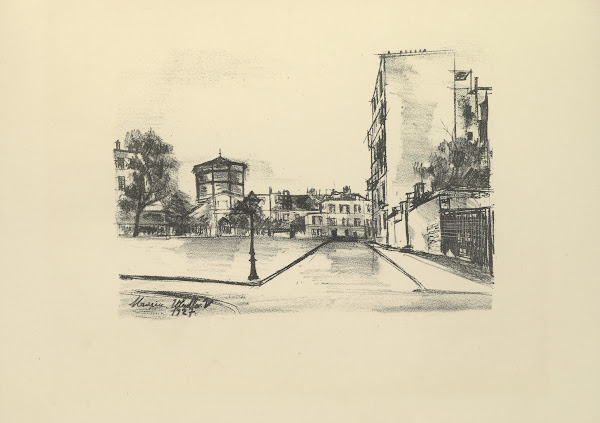 Maurice Utrillo  Rue de LAbreuvoir 1927