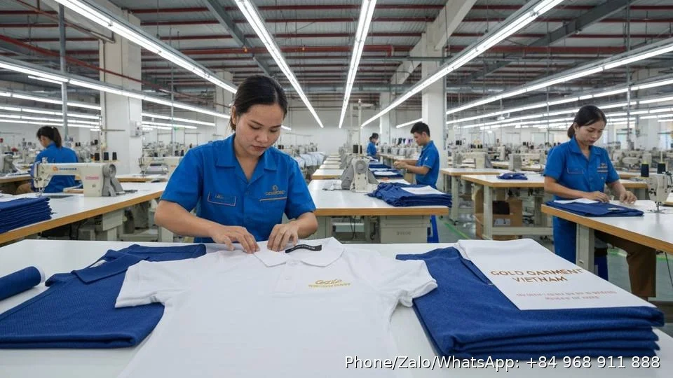custom polo shirts - Gold Garment Vietnam
