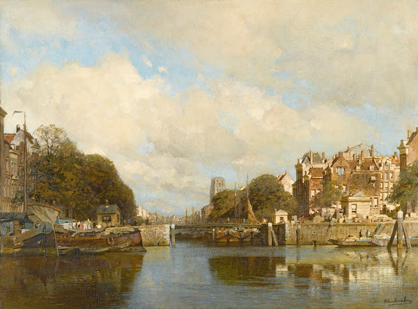 Rotterdam With The Laurenskerk In The Background