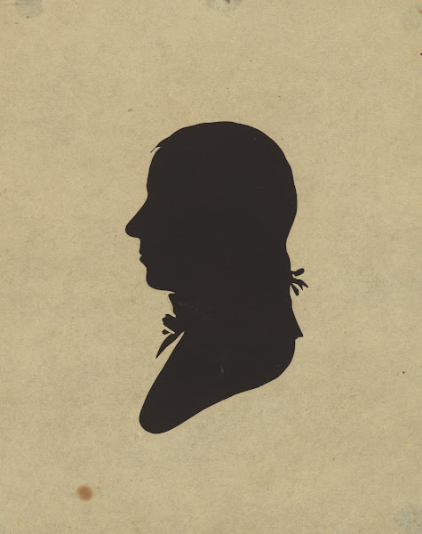 Silhouette of man facing left no 2 1761 1827