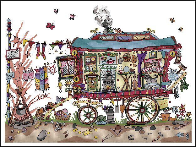 BT XCT13 Cut Thru' Gypsy Wagon
