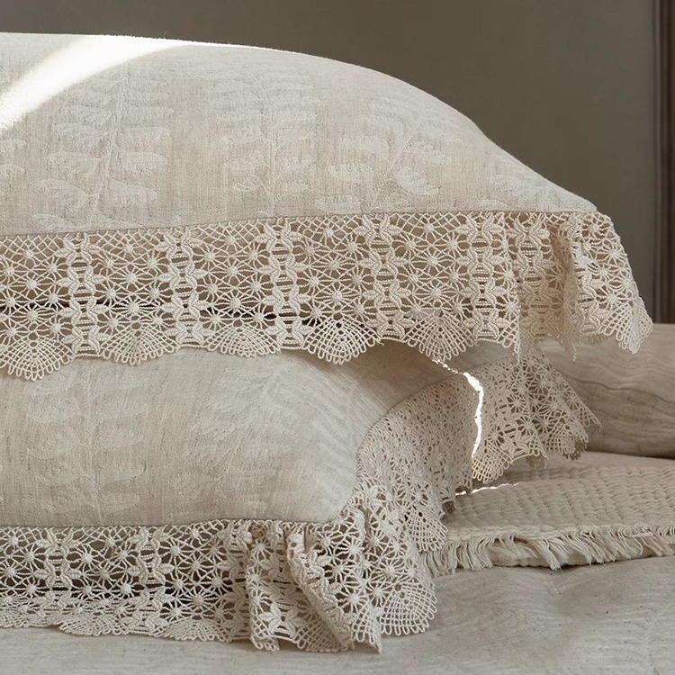Linen-Cotton Bedding Set, 4-piece
