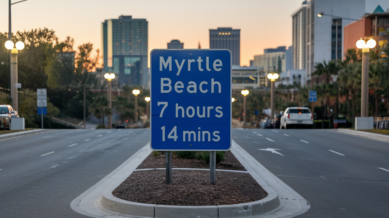 Distance and Travel Tips: Myrtle Beach from Hagerstown, MD
