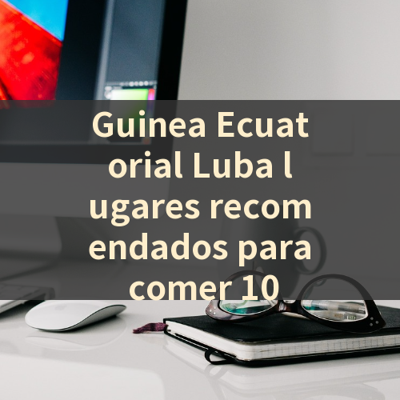 Guinea Ecuatorial Luba lugares recomendados para comer 10 썸네일