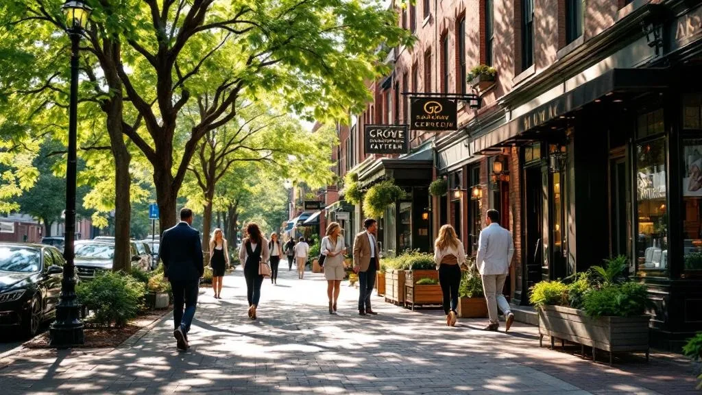 The Grove District Ecosystem for Hyper-local integrated business ecosystem for St. Louis Missouri small business marketing by