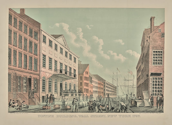 Tontine Building Wall Street New York 1797