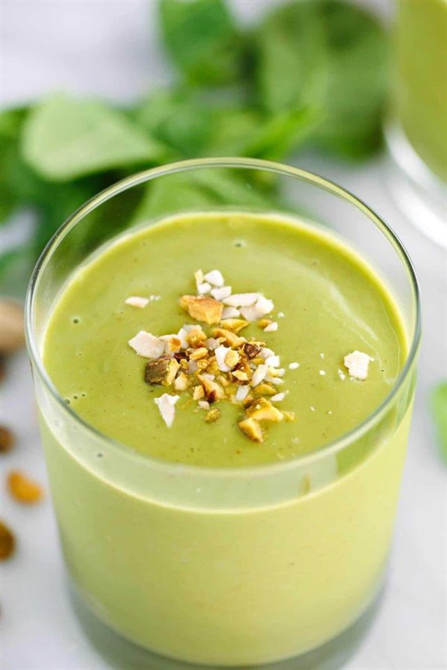 Sinh Tố Đào Matcha