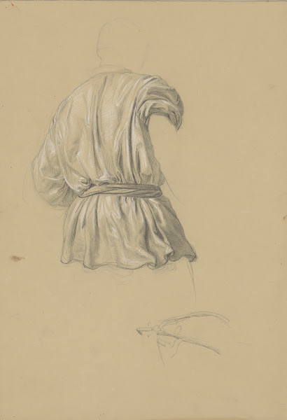 Study of clothing of the executioner with an axe to the painting Martyrdom of St