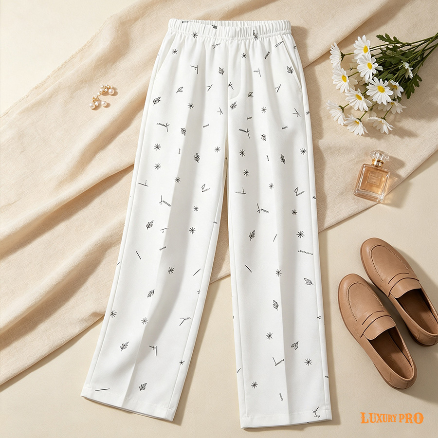 AOP GLK Raglan Sleeve Set For Women - Pants Pocket
