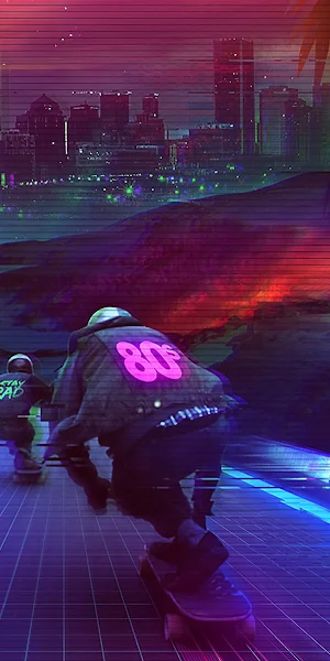 Digital Art, Artwork, Illustration, Vaporwave, Synthwave, Synthpop Wallpaper Background