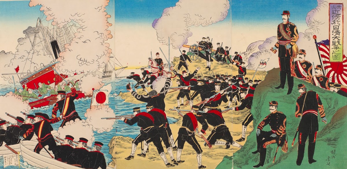 Great Sino Japanese War in the Vicinity of Asan 1894