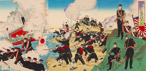 Great Sino Japanese War in the Vicinity of Asan 1894