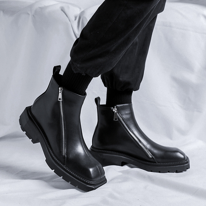 Men's Chelsea Boots 4512-R with Zipper