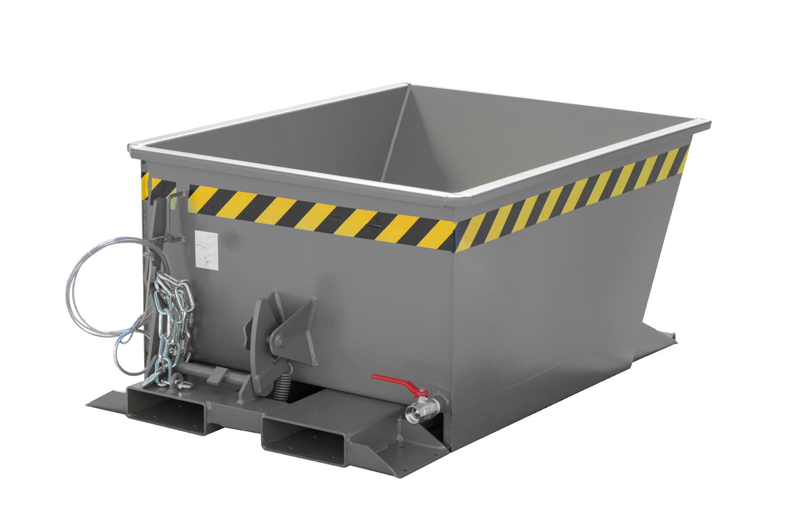 Spaander-kiepcontainer SGU-RZ 30, gelakt, Muisgrijs