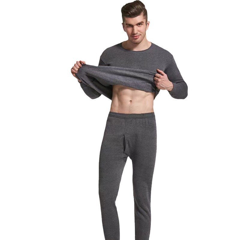 Men's Thermal Set, fitted, Round Neck