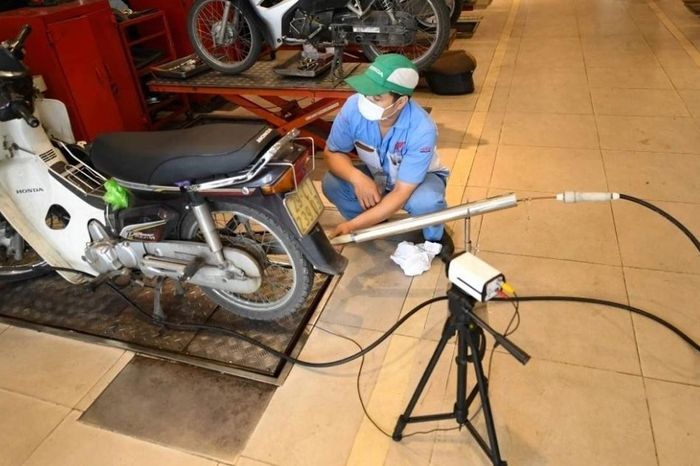 Đề xuất trình tự, thủ tục kiểm định khí thải xe máy - Báo VTC News
