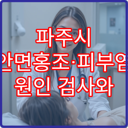 파주시 안면홍조·피부염 원인 검사와 피부 진정 치료 병원