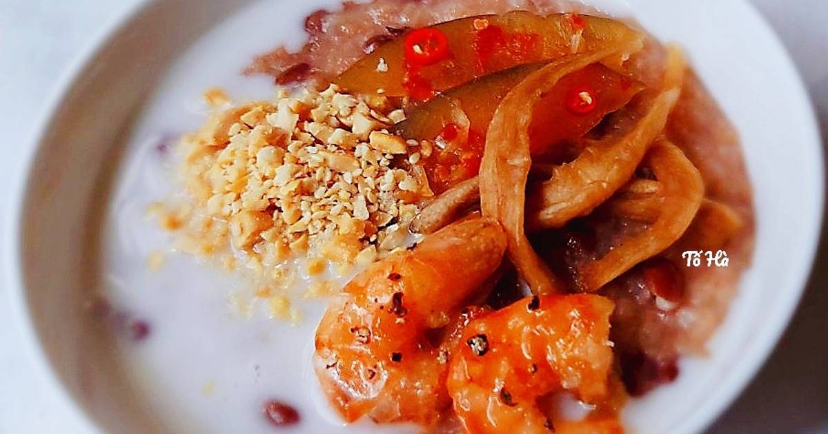 CHÁO đậu đỏ... nước cốt dừa