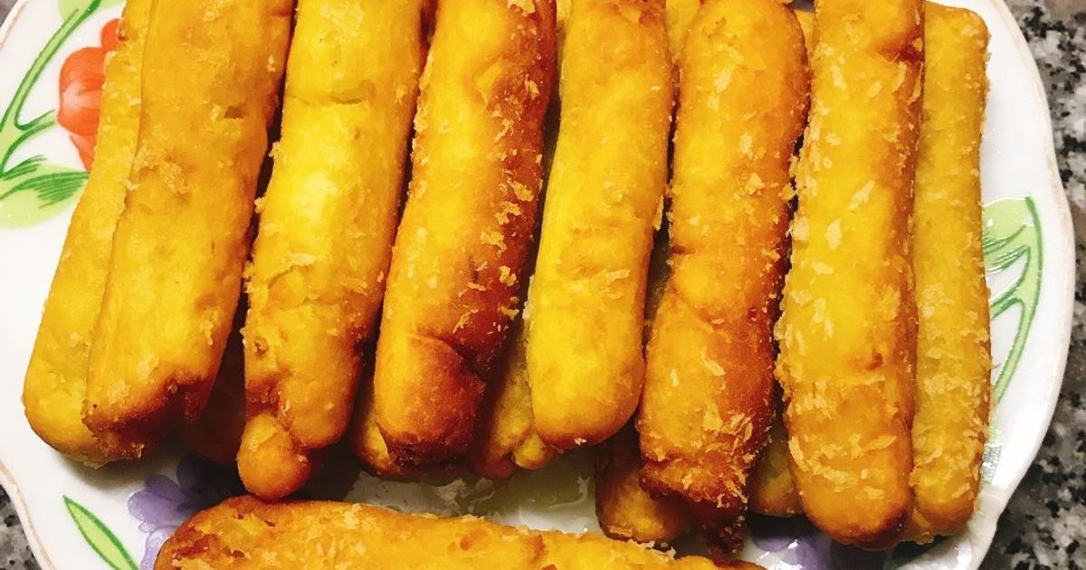 Khoai lang nhào bột chiên xù
