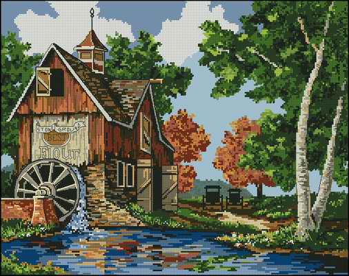 DIM03813 Country Mill