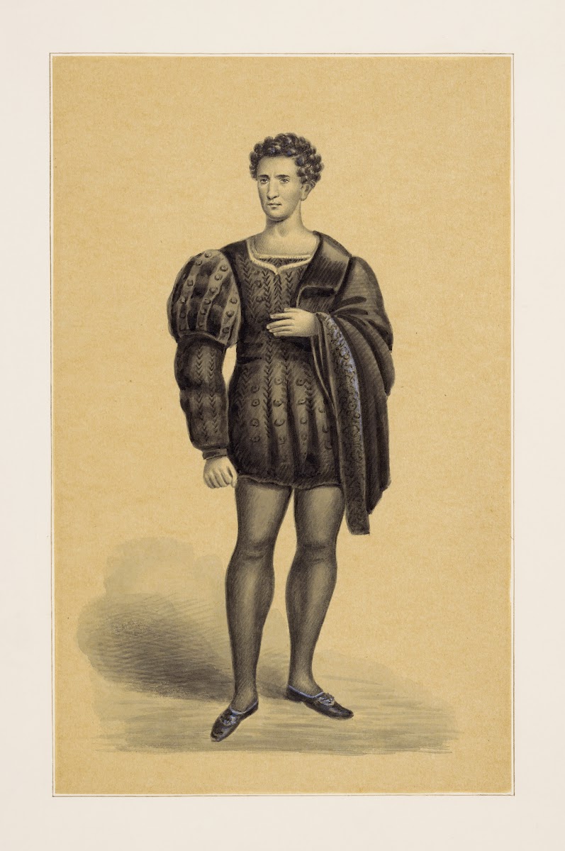 AA Addams as Hamlet