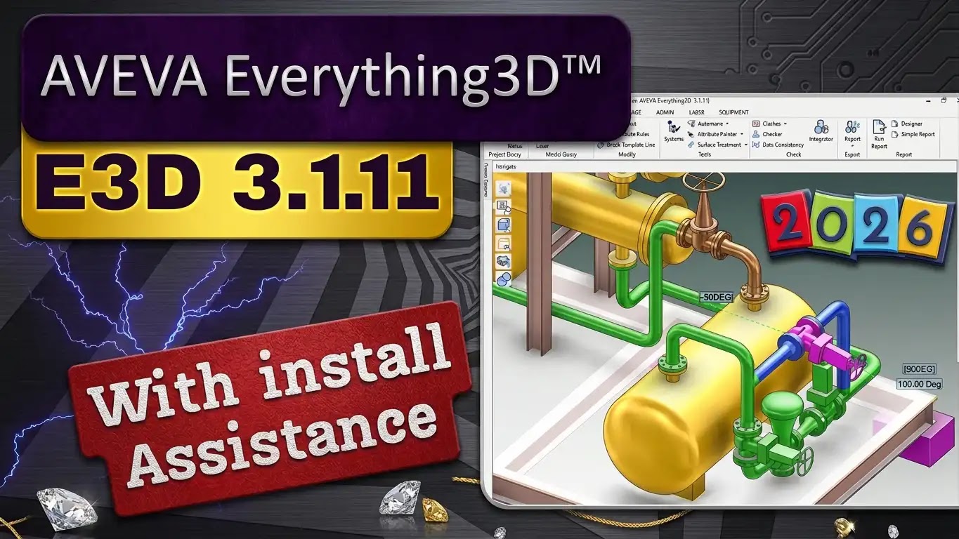 AVEVA E3D v3.1.11 Installation Guide (2026) app thumbnail