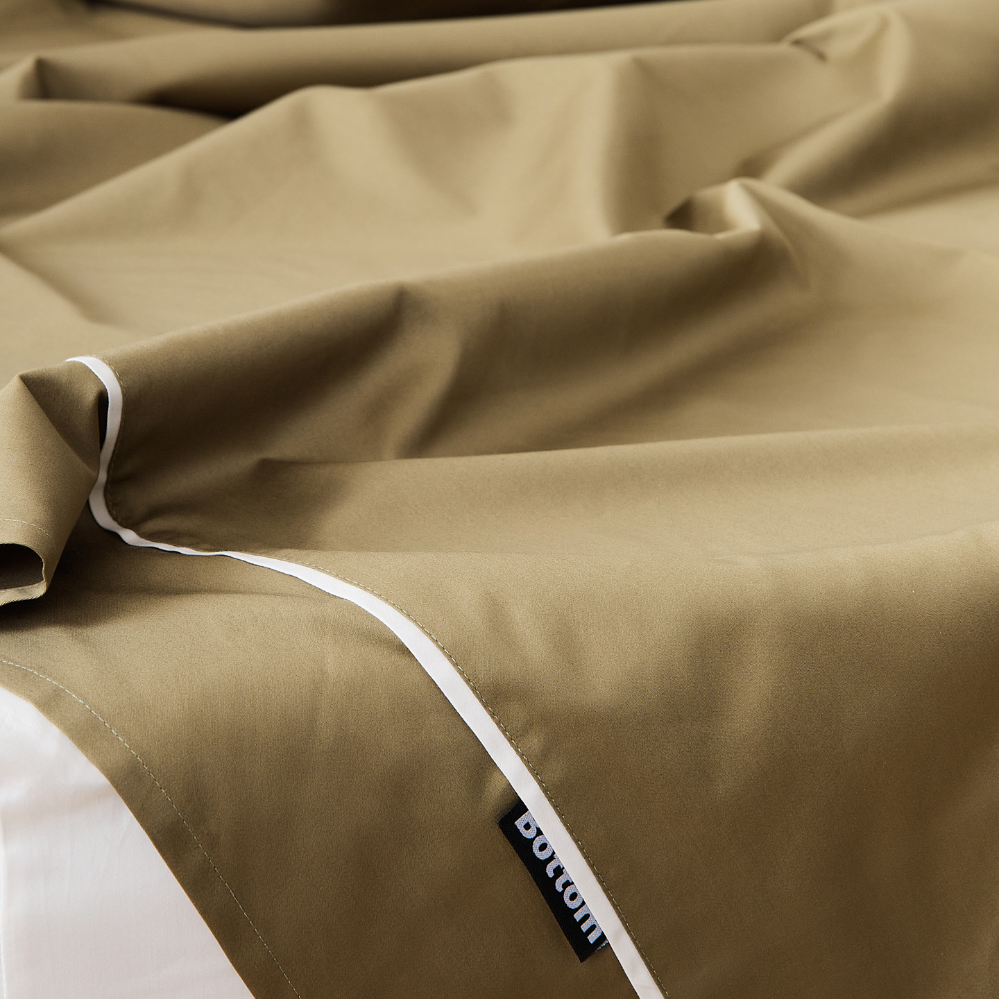 Solid Color Bed Sheet, Long-Staple Cotton, Satin Weave