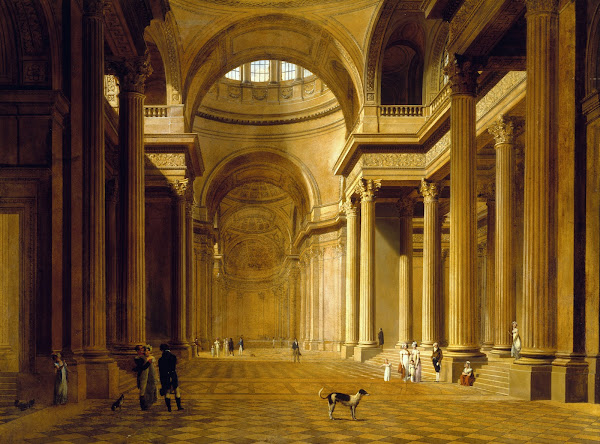 Vue Intérieure Du Panthéon 1810