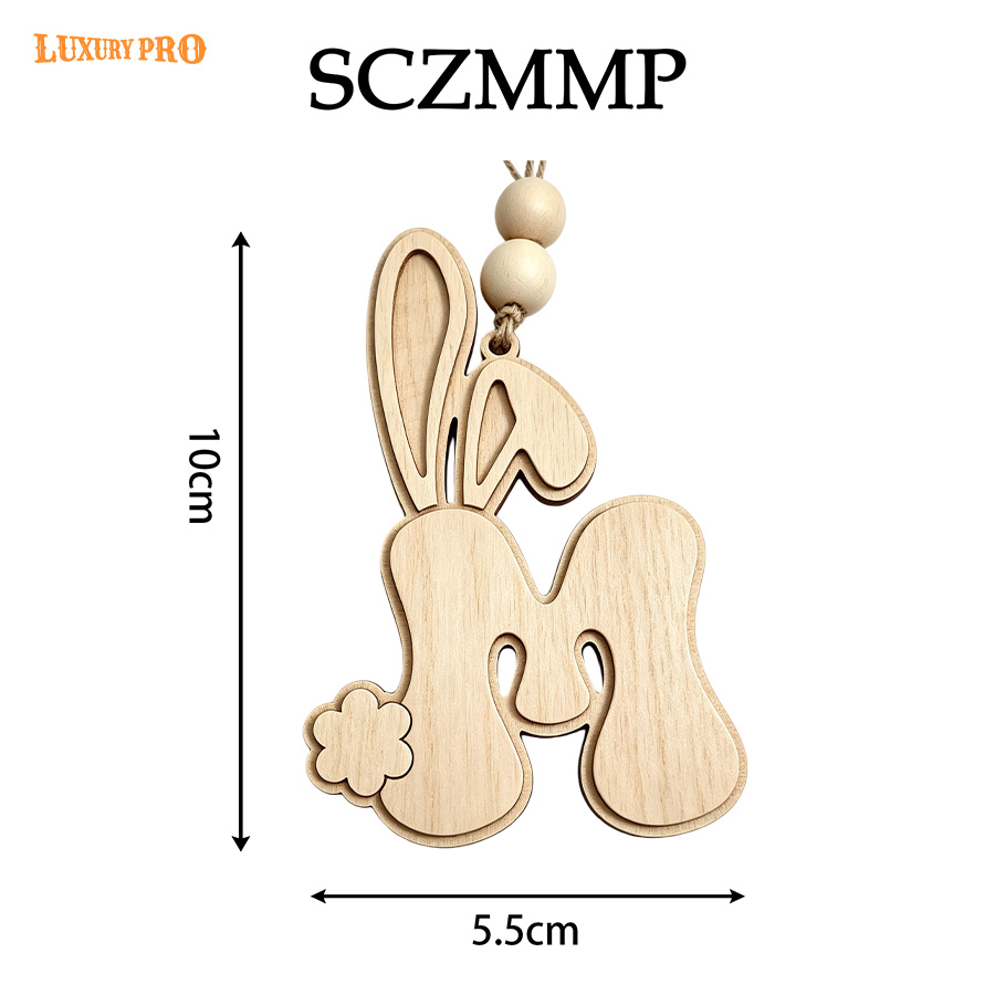 Double-layer Wooden Letter Plaque