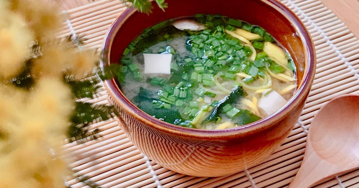 Súp Miso Rong Biển Đậu Hủ Nấm Mỡ