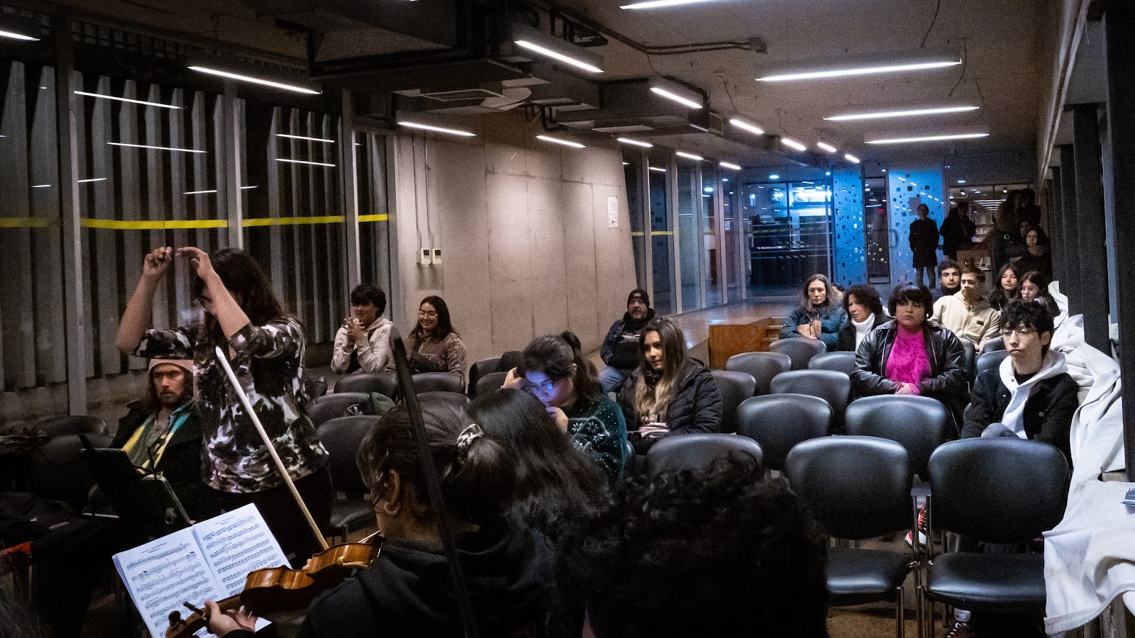 Vista de la sala