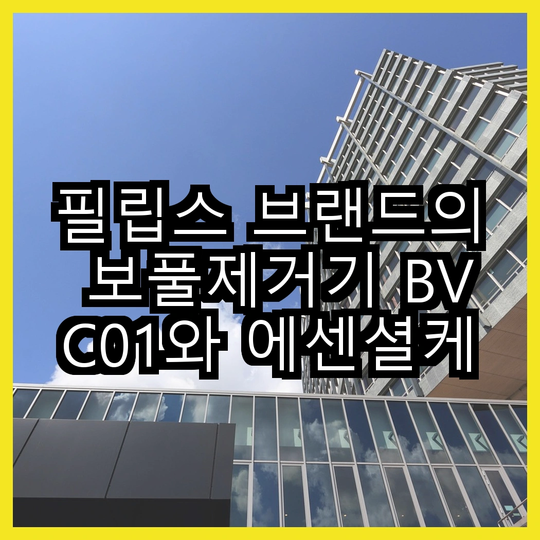 필립스 브랜드의 보풀제거기 BVC01와 에센셜케어 헤어 드라이기 BHC010/19, 어떤 선택이 좋을까? 썸네일