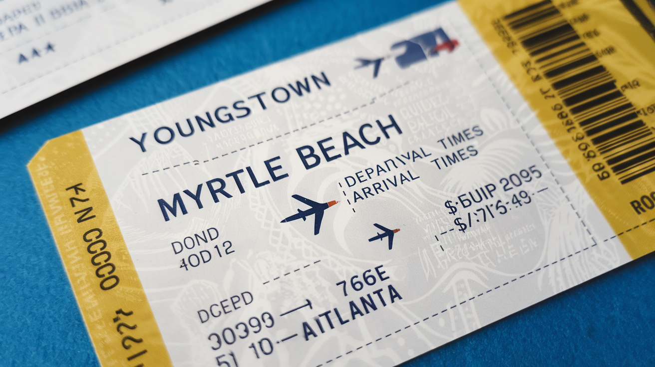 Flight Duration from Youngstown to Myrtle Beach