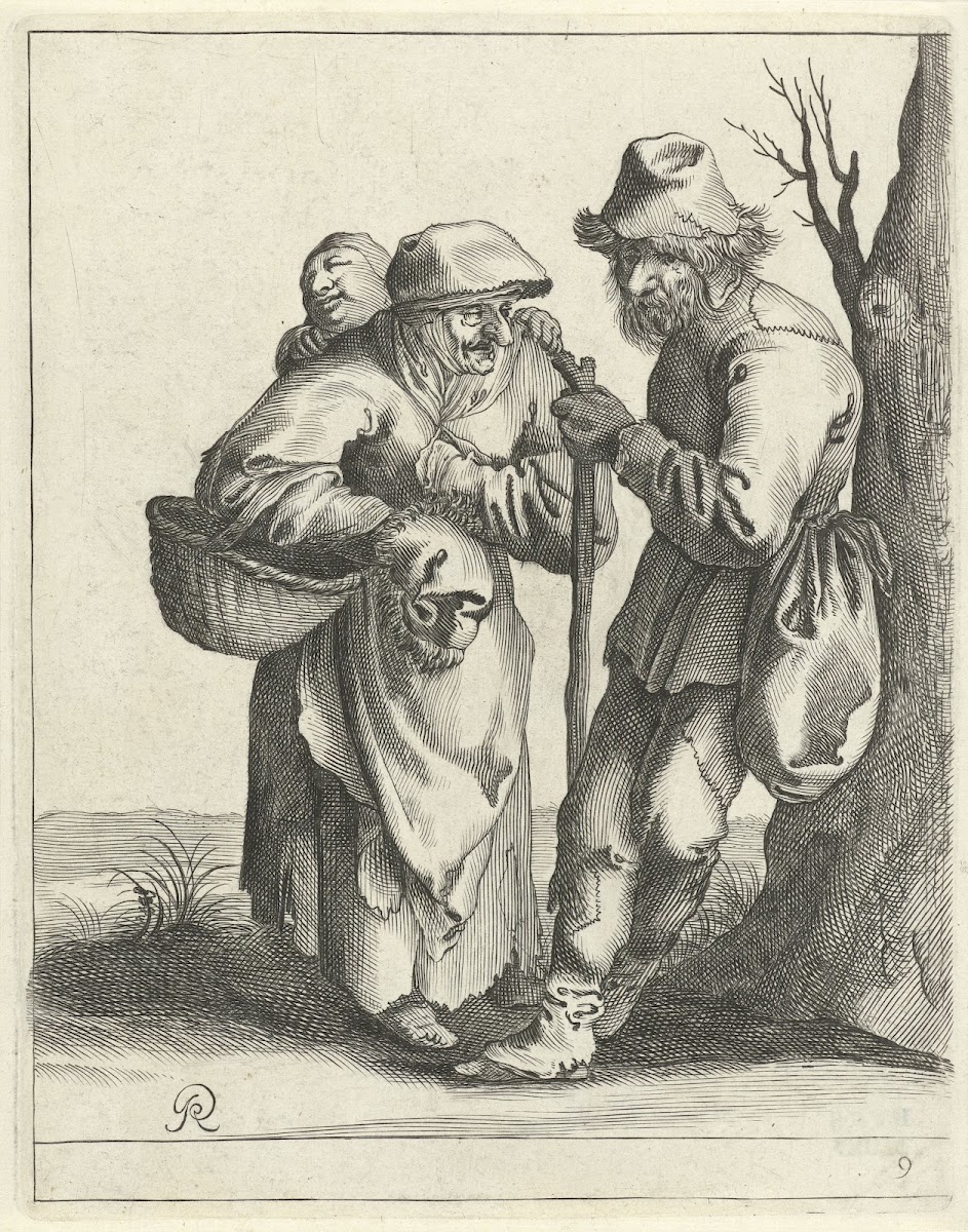 Landlopers bij een boom 1638 1652