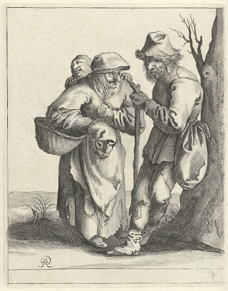 Landlopers bij een boom 1638 1652