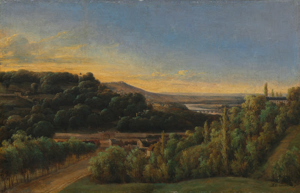 View of Saint Cloud Near the Seine 1809