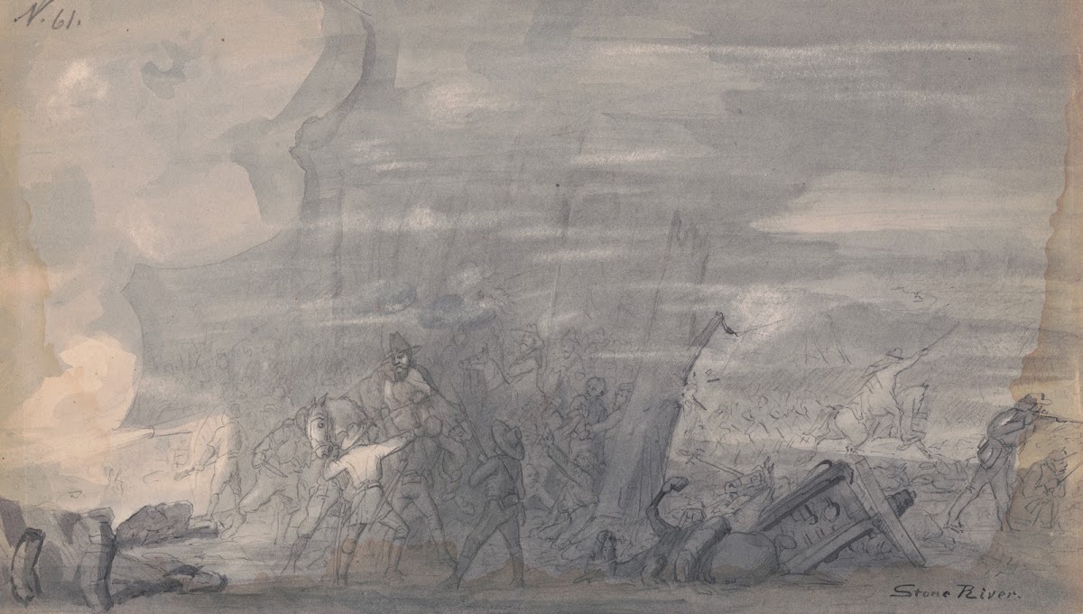 The capture of General August Willich at Stones River Tennessee 1862 1862