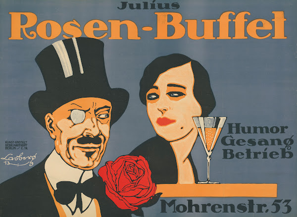Julius Rosen Buffet Humor Gesang Betrieb MohrenstraßE 53 Berlin 1913