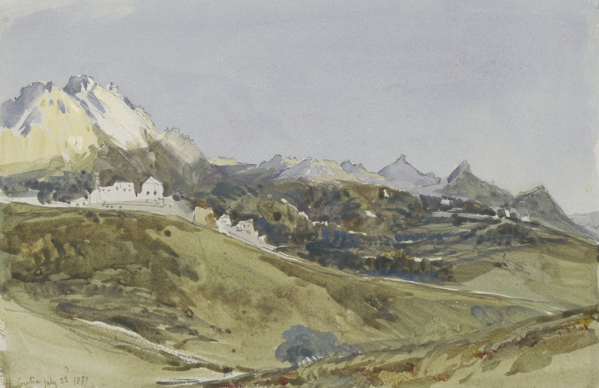 Landschap bij Sintra Portugal 1837