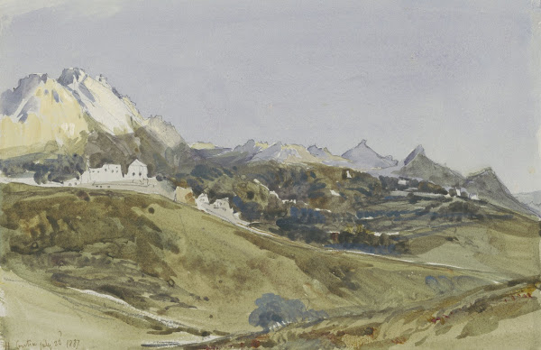 Landschap bij Sintra Portugal 1837